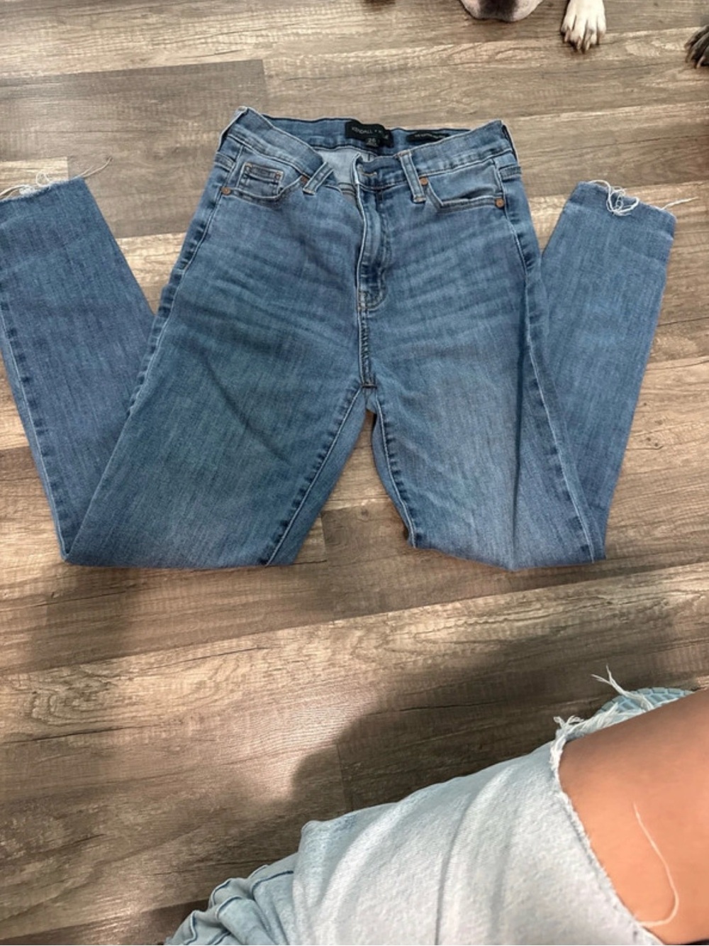 Kendall & Kylie Light Blue High-Rise Skinny Jeans